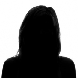 Woman Head Front Silhouette